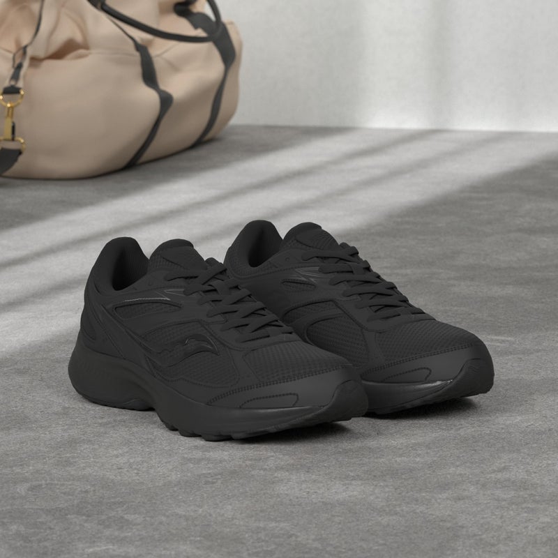 Saucony Women's Cohesion 14 Running Shoe, Black/Black, 8.5 - Image 2